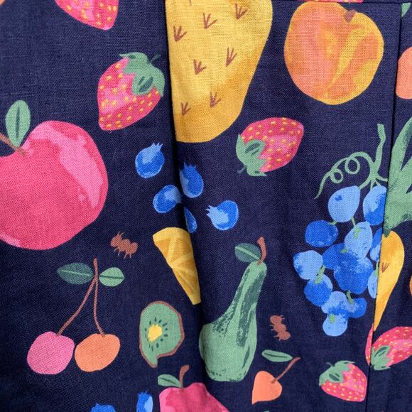 Princess Highway Retro Reboot Fruit Jumpsuit Teacher Linen Womens Size 12 AU 8US - Picture 11 of 16